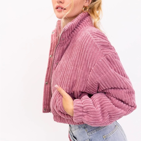 LE LIS Corduroy Women's Jacket - Picture 3 of 6